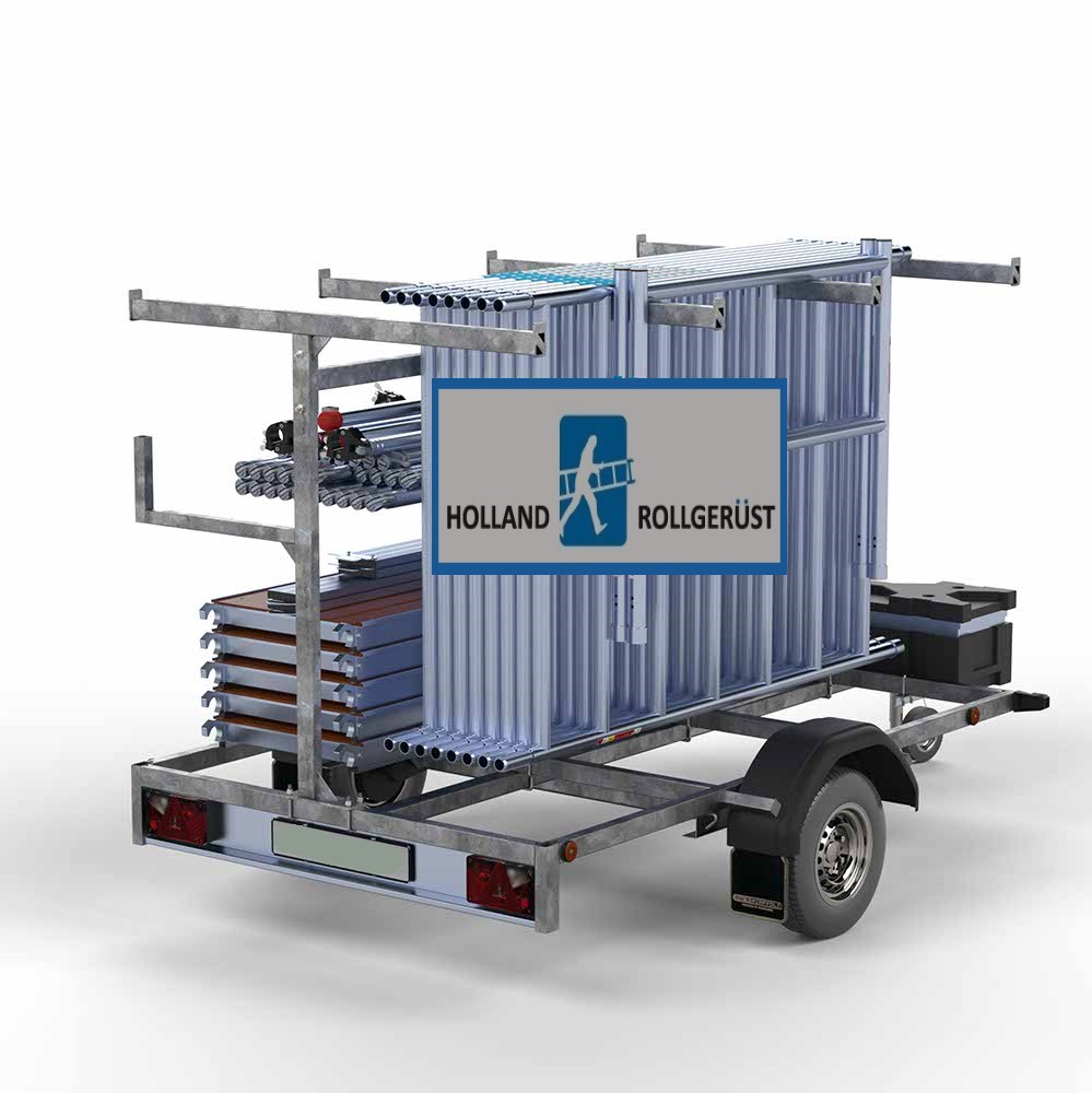 Rollgerüst 1.35mtr x 2.50mtr x 10.30mtr AH + Anhänger! – Bild 4
