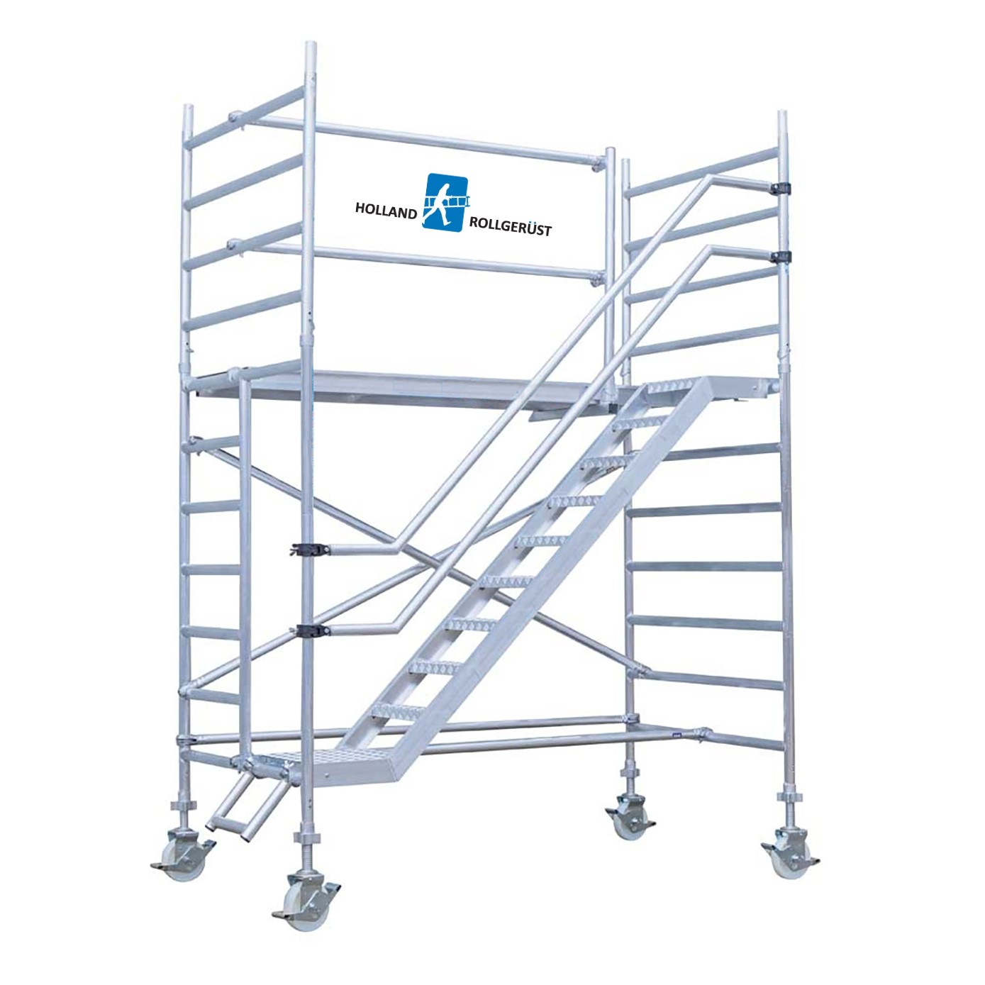 1) Treppenturm 1.35m x 2.50m x 4.30m