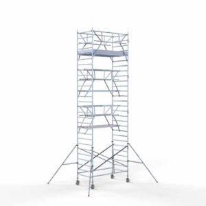 Rollgerüst mit Vorlaufgeländer 1.35x3.05x9.3m